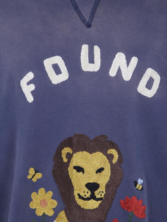 26FW 파운드 후드 티셔츠 FOFW26HO13012 6345 WASHED NAVY - FOUND