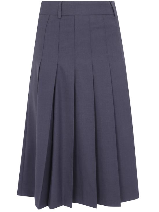 26FW 던스트 미디 스커트 UDSK6C206CG CHARCOAL GREY