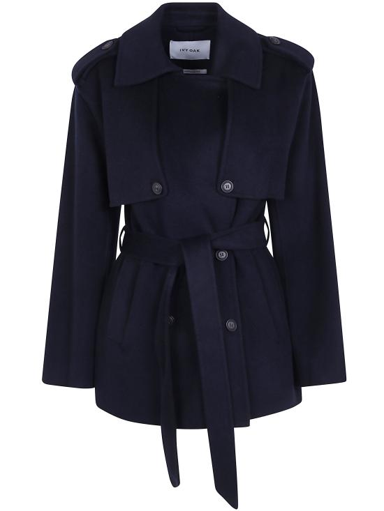 26FW 아이비앤오크 트렌치 코트 IO30600103 BL900 DARK NAVY