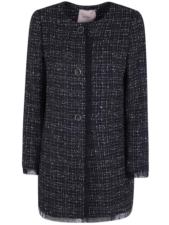 26FW 트윈셋 자켓 262TP2085 13857 BLACK GREY BOUCLE