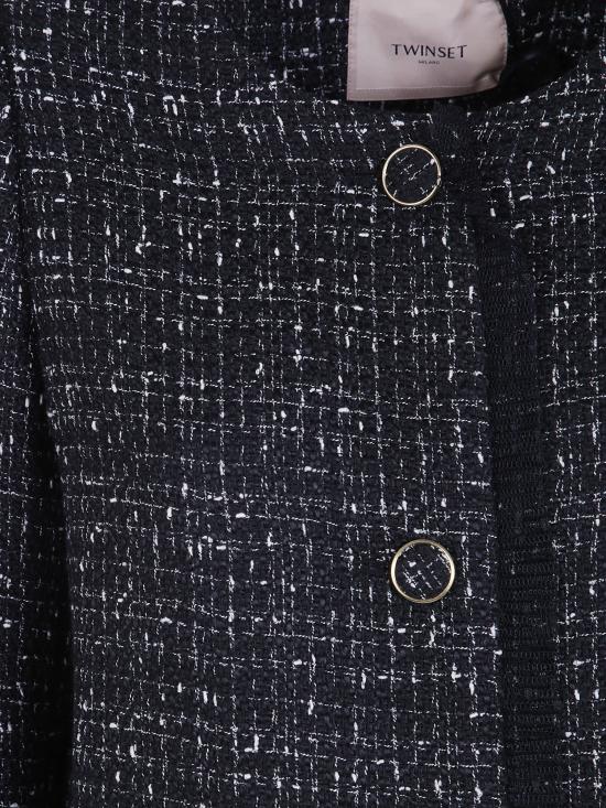 26FW 트윈셋 자켓 262TP2085 13857 BLACK GREY BOUCLE - TWINSET
