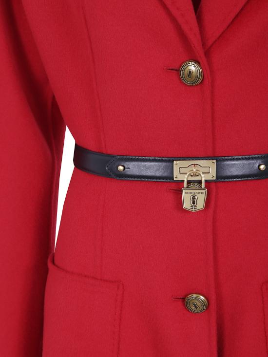 26FW 엘리자베타프랜치 코트 CP03D67E2 CG5 RED PASSION - ELISABETTA FRANCHI