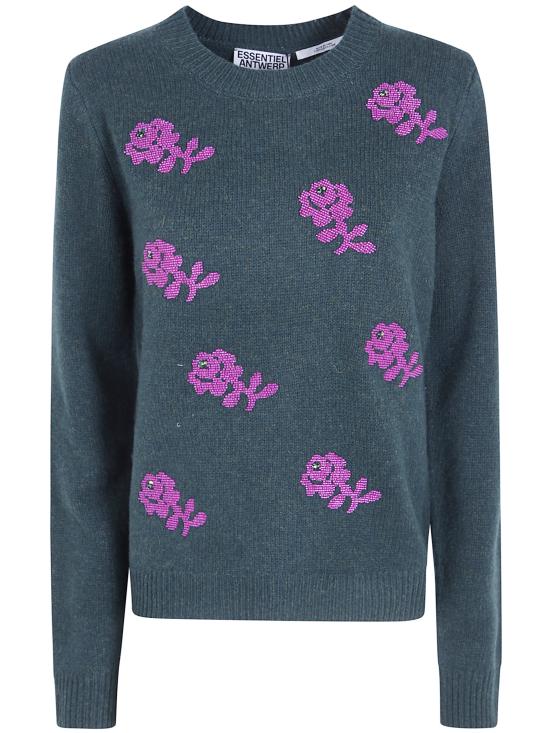 26FW 에쌍씨엘 스웨터 KORINE K3FW COMBO FOREST WHISPER