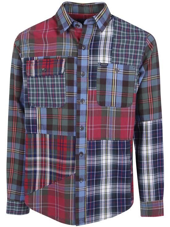 26FW 폴로 랄프로렌 긴팔 셔츠 710 B24 181 001 PIECED ANCIENT TARTAN