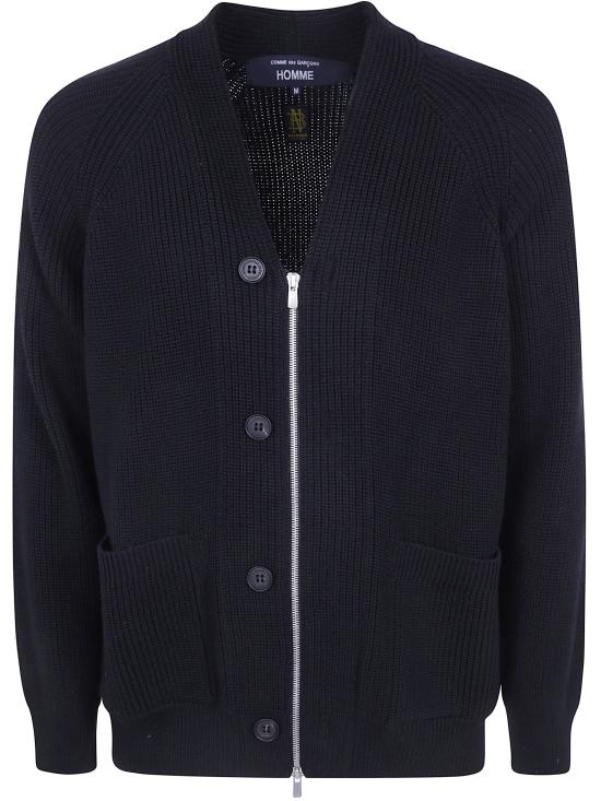 26FW 꼼데가르송 가디건 HR N002 BLACK