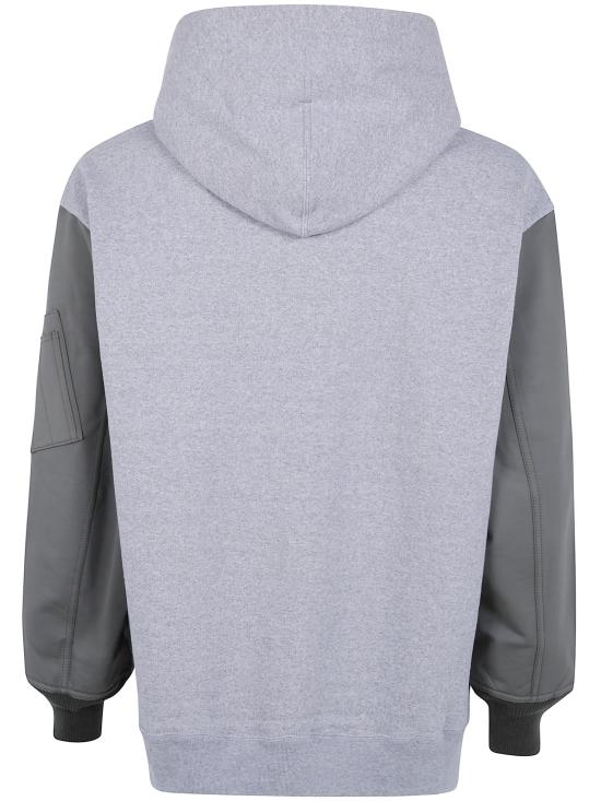 26FW 꼼데가르송 긴팔 티셔츠 HR T008 GREY X KHAKI - COMME DES GARCONS