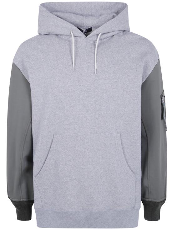 26FW 꼼데가르송 긴팔 티셔츠 HR T008 GREY X KHAKI