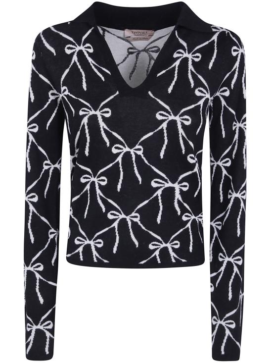 26FW 트윈셋 스웨터 262TP3310 06571 BLACK PEARL