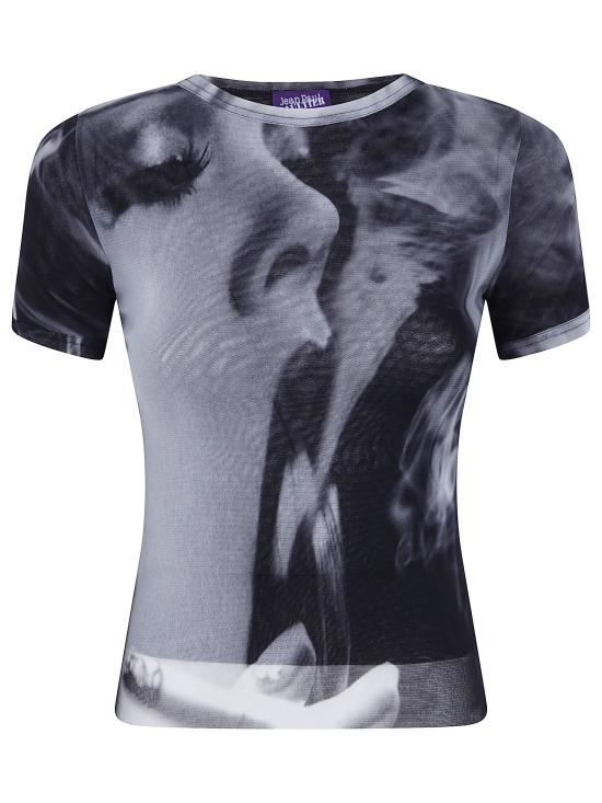 26FW 장 폴 고티에 탑 26 04 W TO559 M031P 000201 BLACK GREY WHITE
