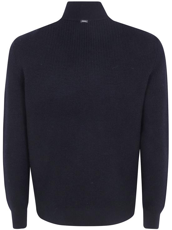 26FW 에르노 와플 니트 패디드 가디건 MP000138U 70259 9300 BLACK - HERNO