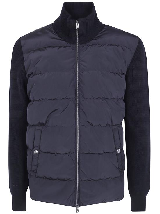 26FW 에르노 와플 니트 패디드 가디건 MP000138U 70259 9300 BLACK
