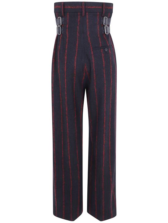 26FW 비비안웨스트우드 스트레이트 팬츠 1F01001M W01NF P211 CHARCOAL RED - VIVIENNE WESTWOOD