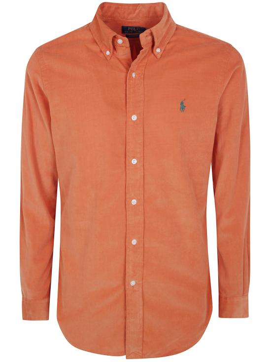 26FW 폴로 랄프로렌 긴팔 셔츠 710 853 123 508 COLLEGE ORANGE PINE PP