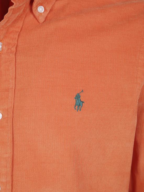 26FW 폴로 랄프로렌 긴팔 셔츠 710 853 123 508 COLLEGE ORANGE PINE PP - POLO RALPH LAUREN