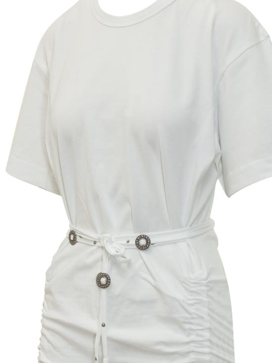 26SS 핑코 원피스 106909A3AR Z04 BIANCO BRILL - PINKO
