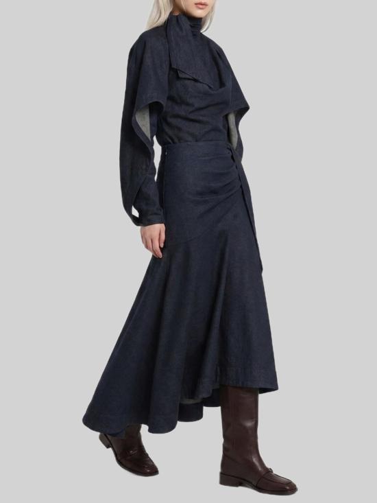 26FW 짐머만 스커트 9625SF26R BLUE - ZIMMERMANN