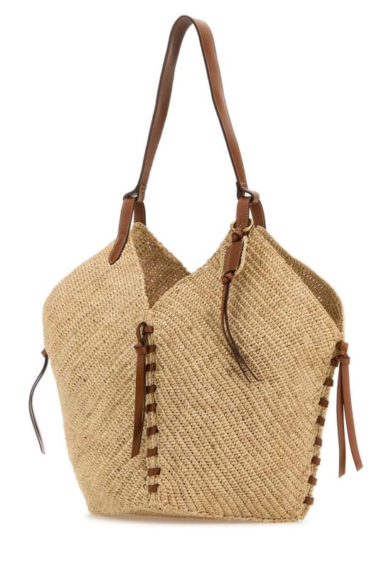 26FW 이자벨마랑 템파 라피아 숄더백 PM0066FAC1X07M NLCG Beige o Tan - ISABEL MARANT