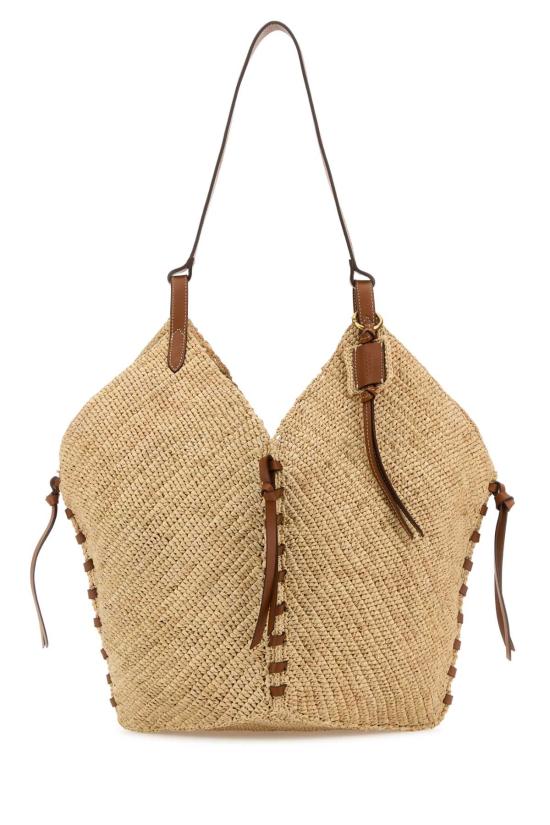 26FW 이자벨마랑 템파 라피아 숄더백 PM0066FAC1X07M NLCG Beige o Tan