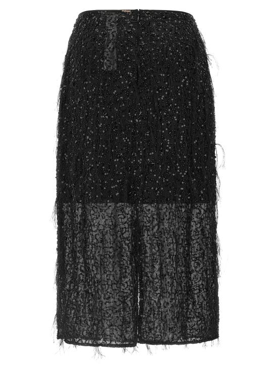 26FW 트윈셋 미디 스커트 262TT208200006 Black - TWINSET