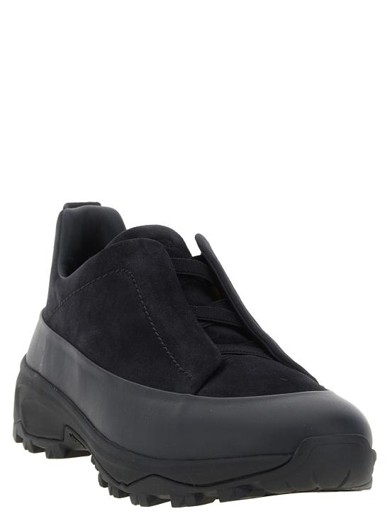 26FW 에르메네질도제냐 스니커즈 LHNELS7008ZBNZ Blue - ERMENEGILDO ZEGNA