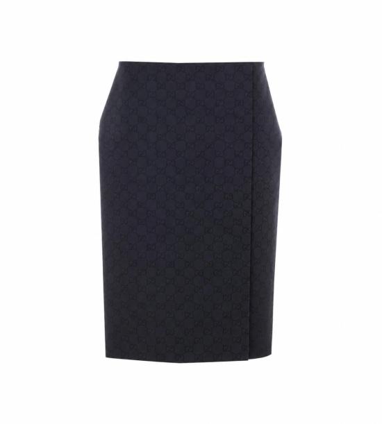 26FW 구찌 미디 스커트 A003ZO ZAVOF1000 BLACK