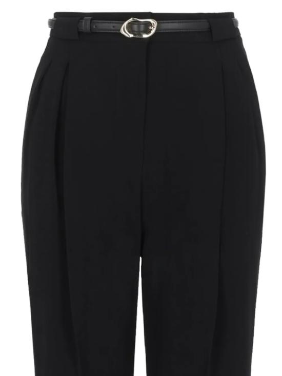 26FW 막스마라 스튜디오 스트레이트 팬츠 BIMBA001 Black - MAX MARA STUDIO
