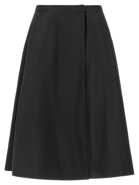 26FW 몽클레어 미디 스커트 L20932D00040598AK999 Black