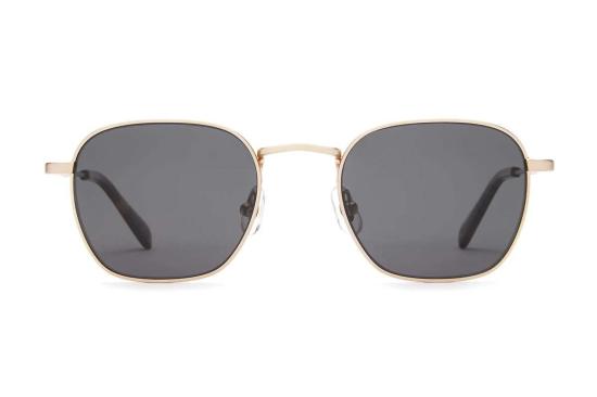  크랩 아이웨어 안경 골드 그루브 편광 파일럿 선글라스 - CRAP EYEWEAR