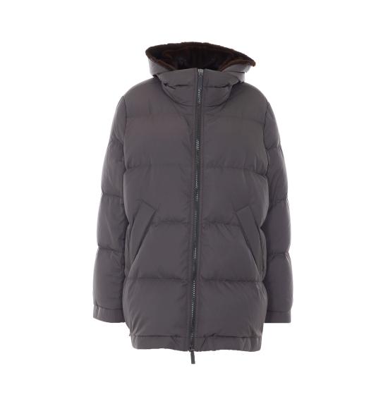 26FW 루 안드레아 패딩 YZ2040502DGR MORO BROWN GREY