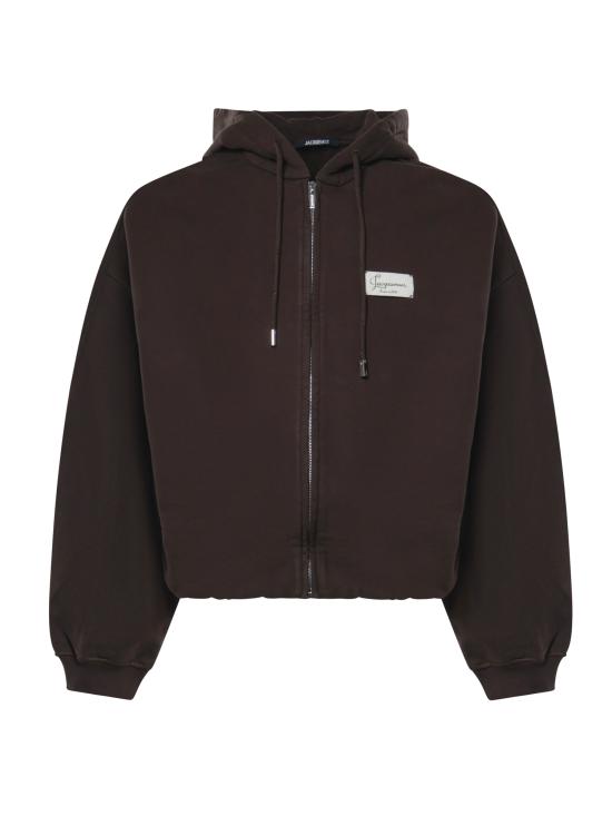 26FW 자크뮈스 긴팔 티셔츠 HOU00314AJ00325 881 DARK BROWN 1