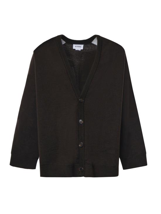 26FW 헤드 메이너 가디건 HMMD75146AHD619 210 BROWN