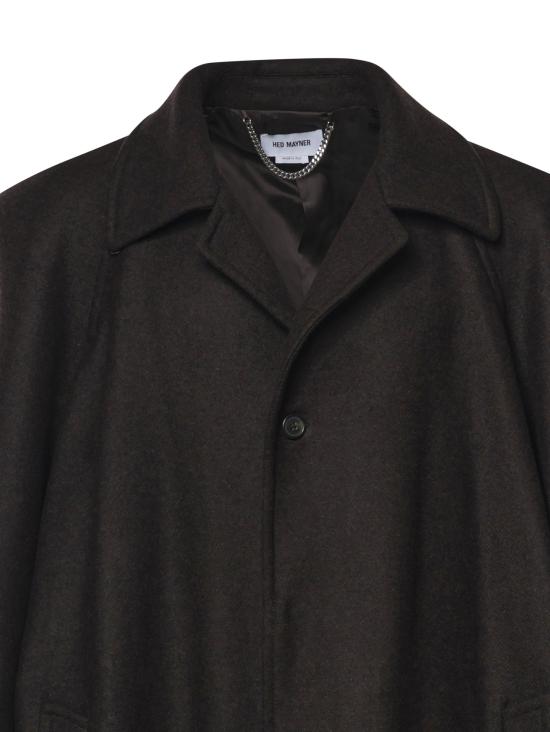 26FW 헤드 메이너 코트 HMMD10010AHD311 209 DARK BROWN - HED MAYNER