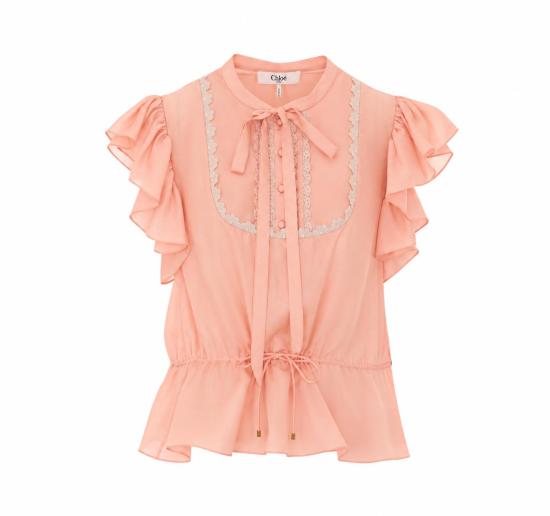 26FW 끌로에 긴팔 티셔츠 CH26AHT53009 266 PINK
