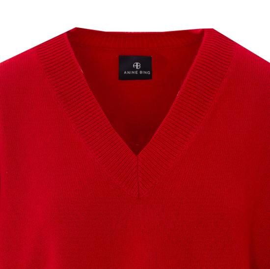 26FW 애니빙 스웨터 A0913033 RED29TANGO RED - ANINE BING