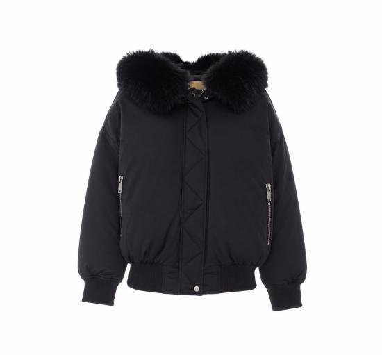 26FW 마이클 코어스 자켓 MF620MSHRR 001 BLACK