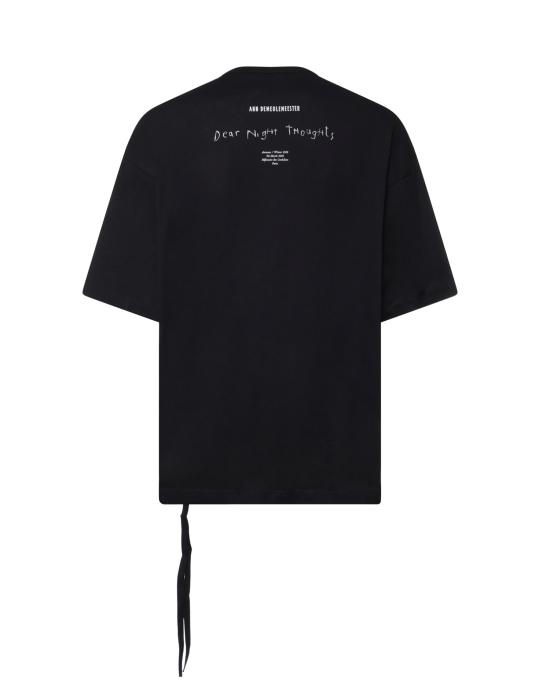26FW 앤 드뮐미스터 반팔 티셔츠 B0014552 FA206099 BLACK - ANN DEMEULEMEESTER