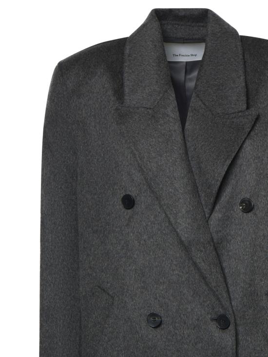 26FW 더프랭키샵 코트 COFS21126134 DARK GREY MELANGE - THE FRANKIE SHOP