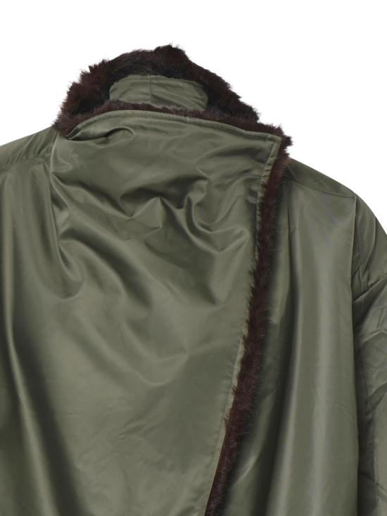 26FW 더프랭키샵 코트 COFS22885925 BROWN GREEN - THE FRANKIE SHOP