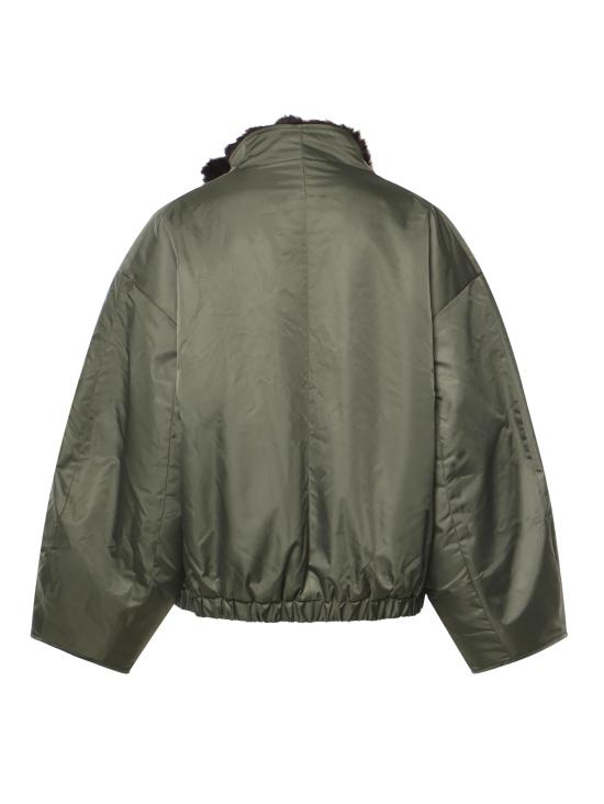 26FW 더프랭키샵 코트 COFS22885925 BROWN GREEN - THE FRANKIE SHOP