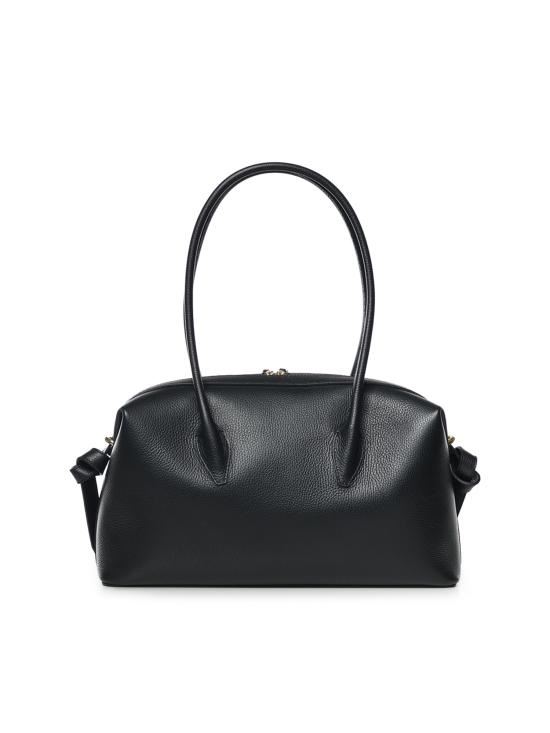 26FW 유제피 가방 BRIOCHE DUFFLE PEBBLE GRAIN LEATHER BLACK - YUZEFI