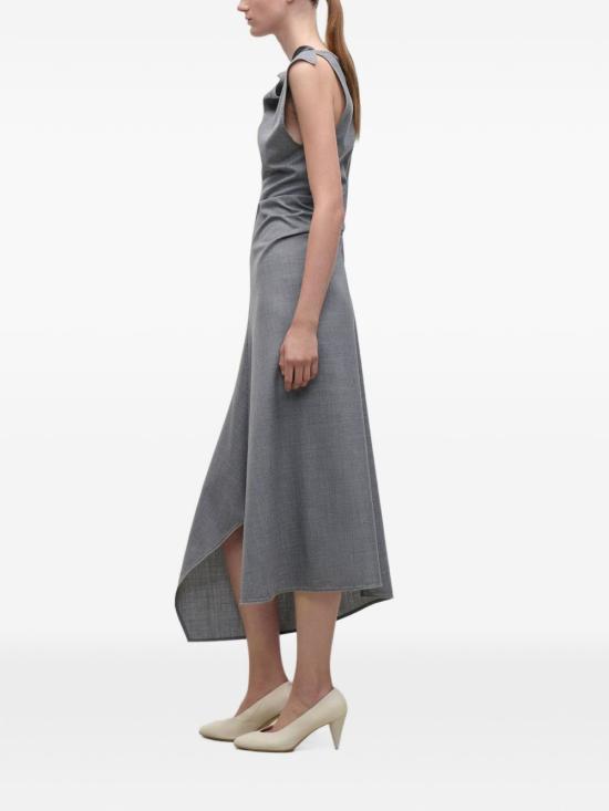 26FW 빅토리아 베컴 미디 원피스 1426WDR007663A 2882 GREY - VICTORIA BECKHAM