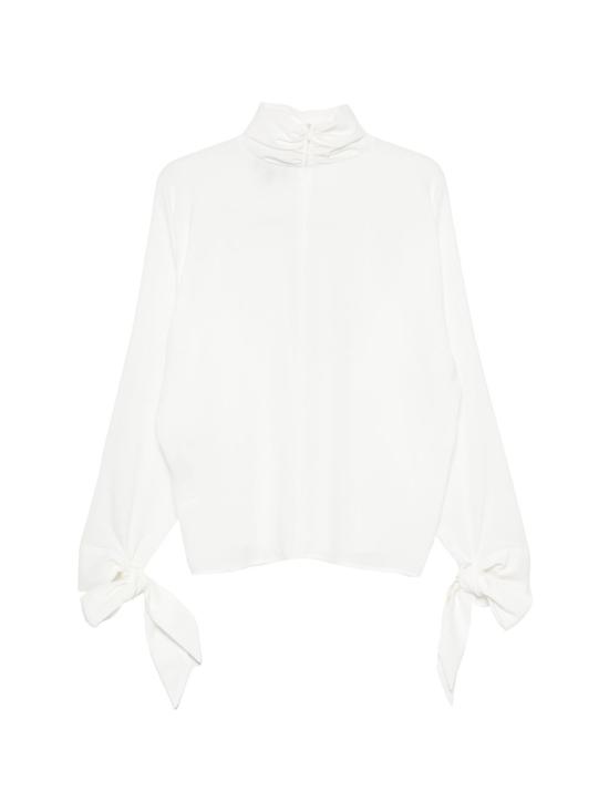 26FW 엠포리오 아르마니 블라우스 EW002879AF12696 U0006 WHITE - EMPORIO ARMANI