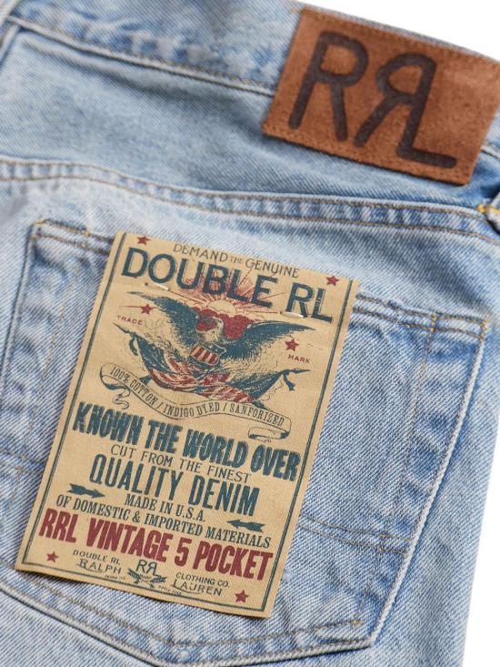 26FW 더블알엘 데님 팬츠 782P14812 001 BLUE - RRL
