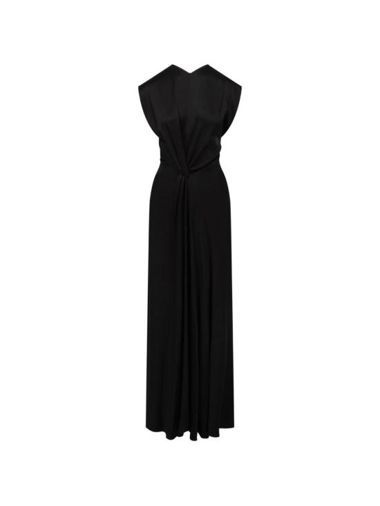 26FW 빅토리아 베컴 미디 원피스 1426WDR007719A BLACK