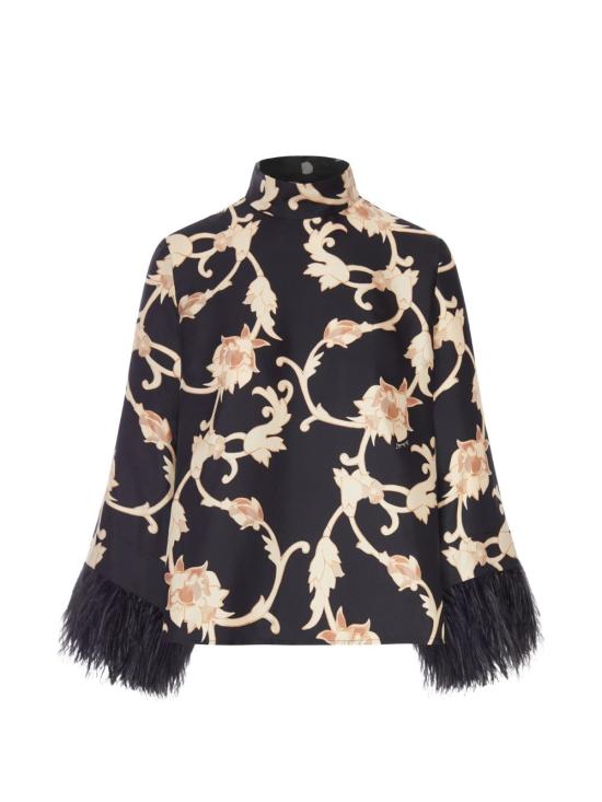 26FW 라 더블제이 블라우스 TOP0104SIL001BTC01 BL01 BLACK