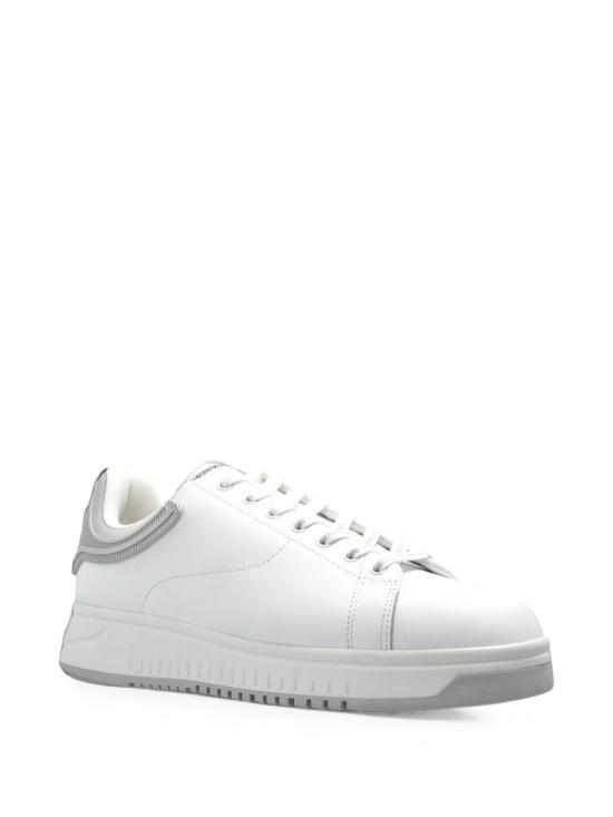 26FW 엠포리오 아르마니 스니커즈 EM003663AF18212 M0459 WHITE - EMPORIO ARMANI