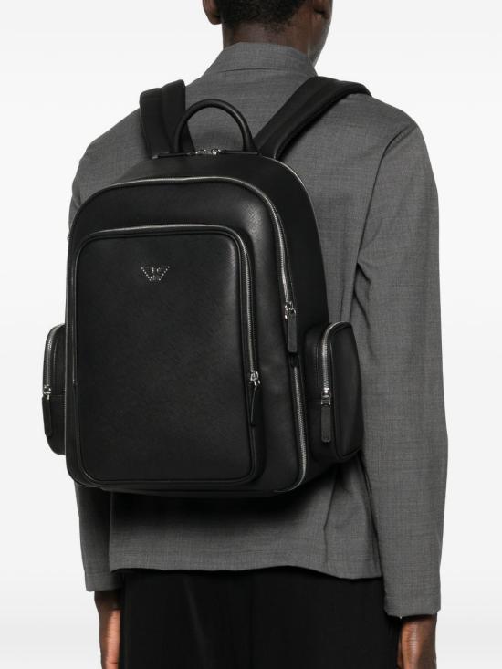 26FW 엠포리오 아르마니 백팩 EM004553AF13805 UC001 BLACK - EMPORIO ARMANI
