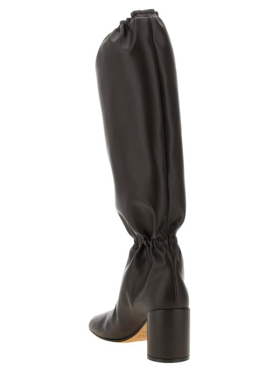 26FW MM6 메종마르지엘라 부츠 해부학적  및 앵클  브라운 - MM6 MAISON MARGIELA