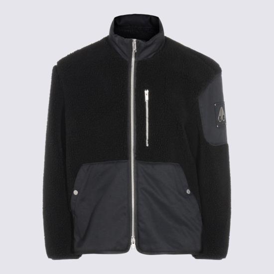 26FW 무스너클 SAGLEK 플리스 집 자켓 M35MS601 292 BLACK
