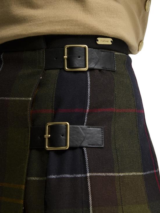 26FW 바버 미디 스커트 LSK0177 TN11 GREEN - BARBOUR